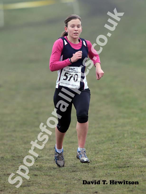 No 570, Senior Womens, North East Harrier League, Wrekerton, Gateshead.